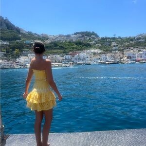 Yellow Ruffled Sundress